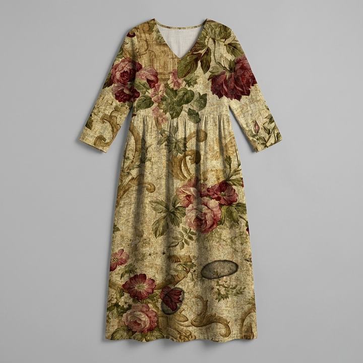Rachel Floral Summer Midi Dress