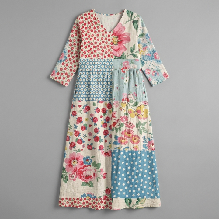 Rhonda | Floral Summer Midi Dress