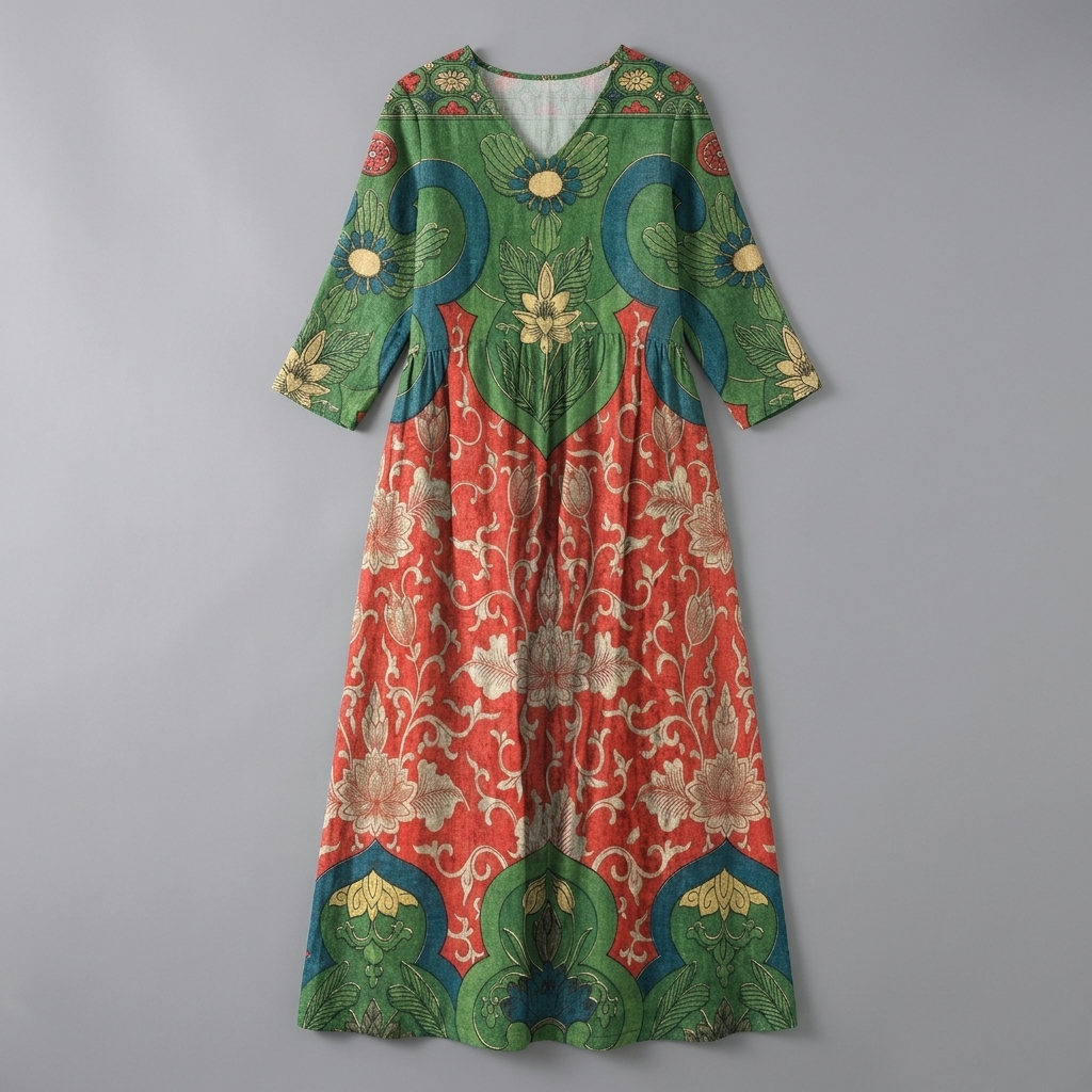 Judith |  Vintage Floral Maxi Dress