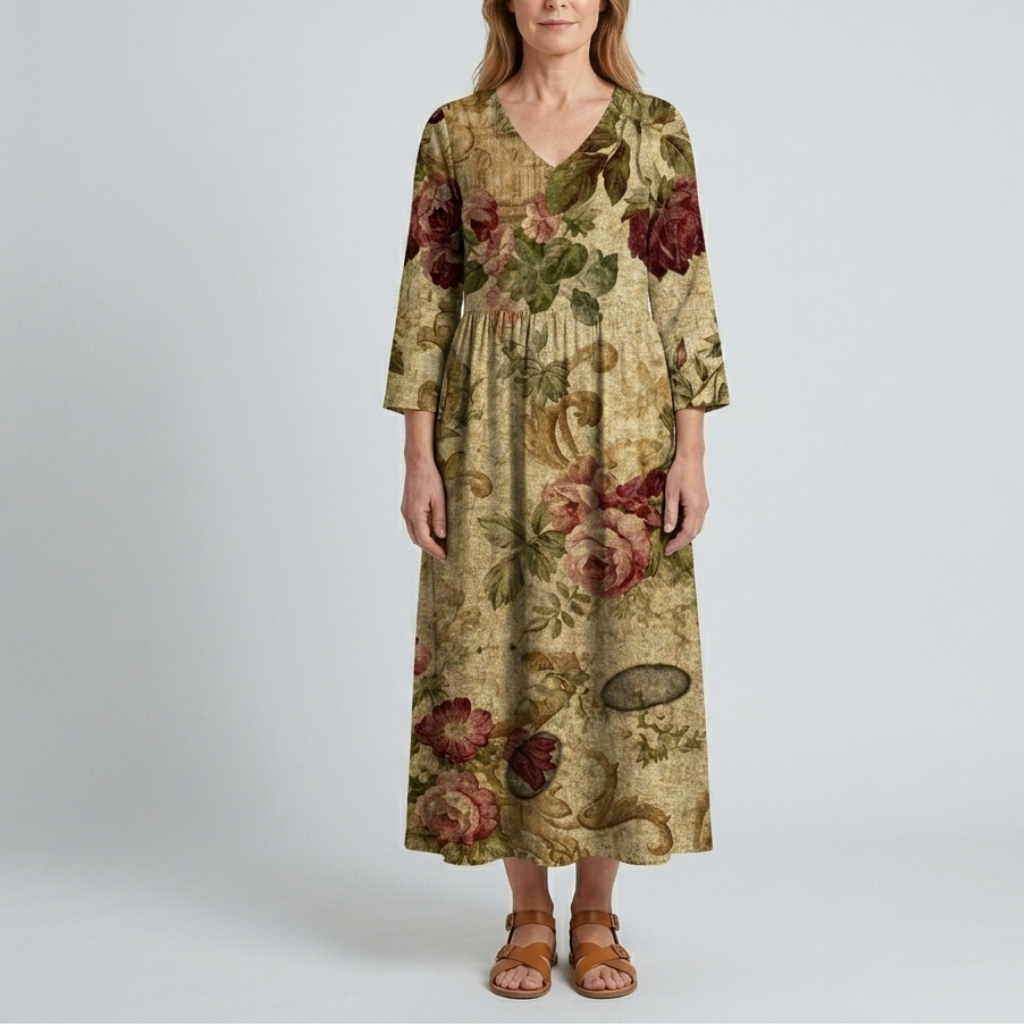 Rachel Floral Summer Midi Dress
