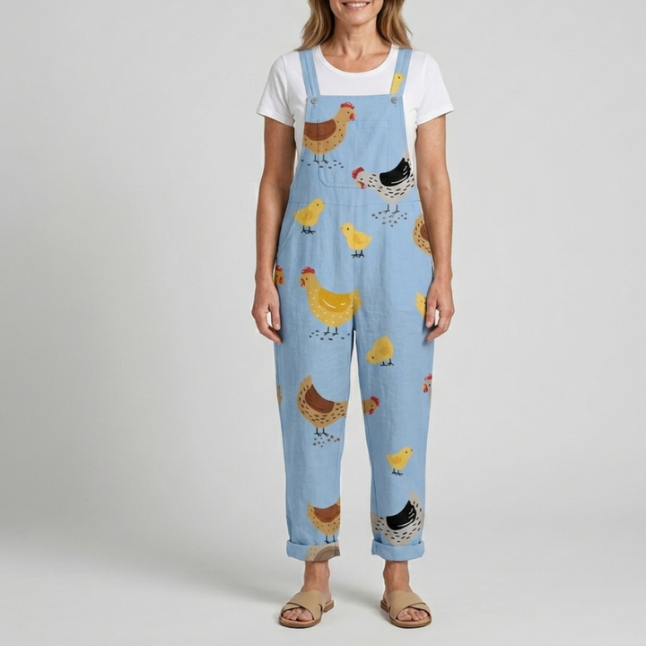 Eva Lightweight Printed Jumpsuit