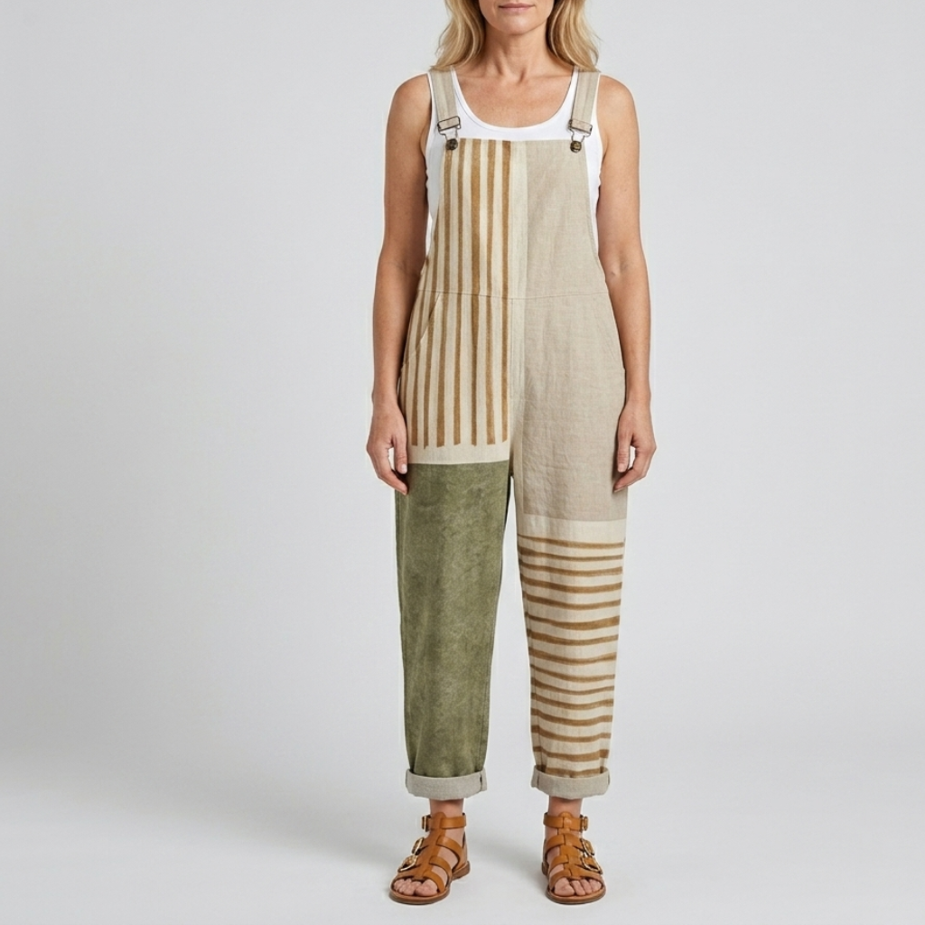 Mia Printed Wide Leg Jumpsuit