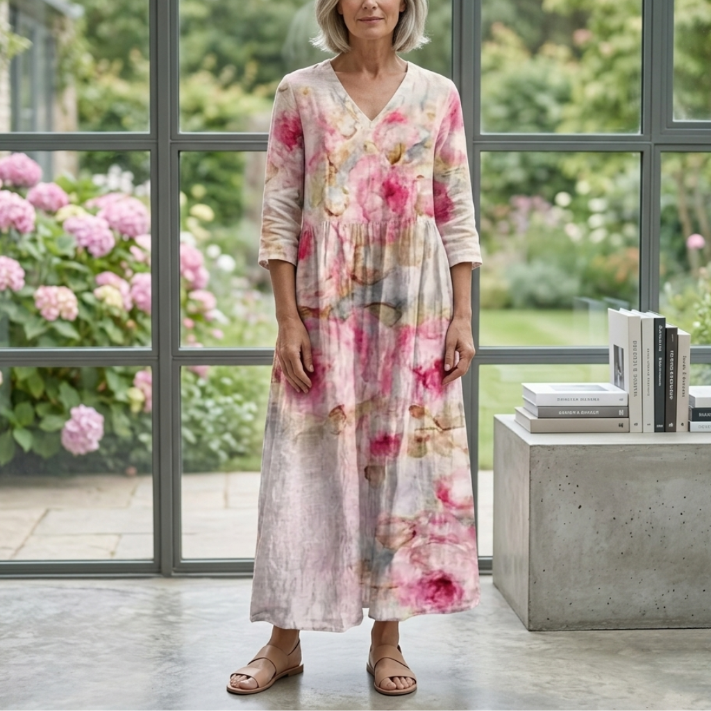Barbara | Elegant Floral Summer Dress