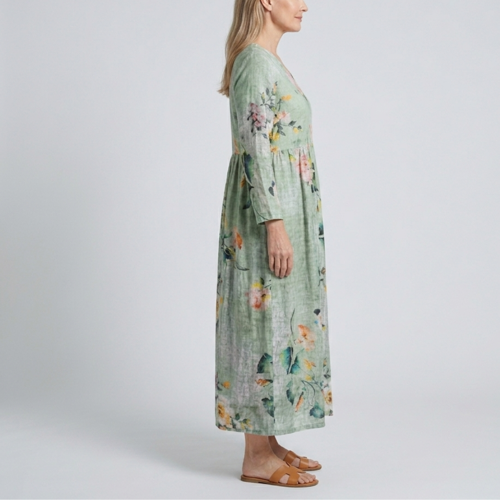 Maya | Floral Summer Midi Dress