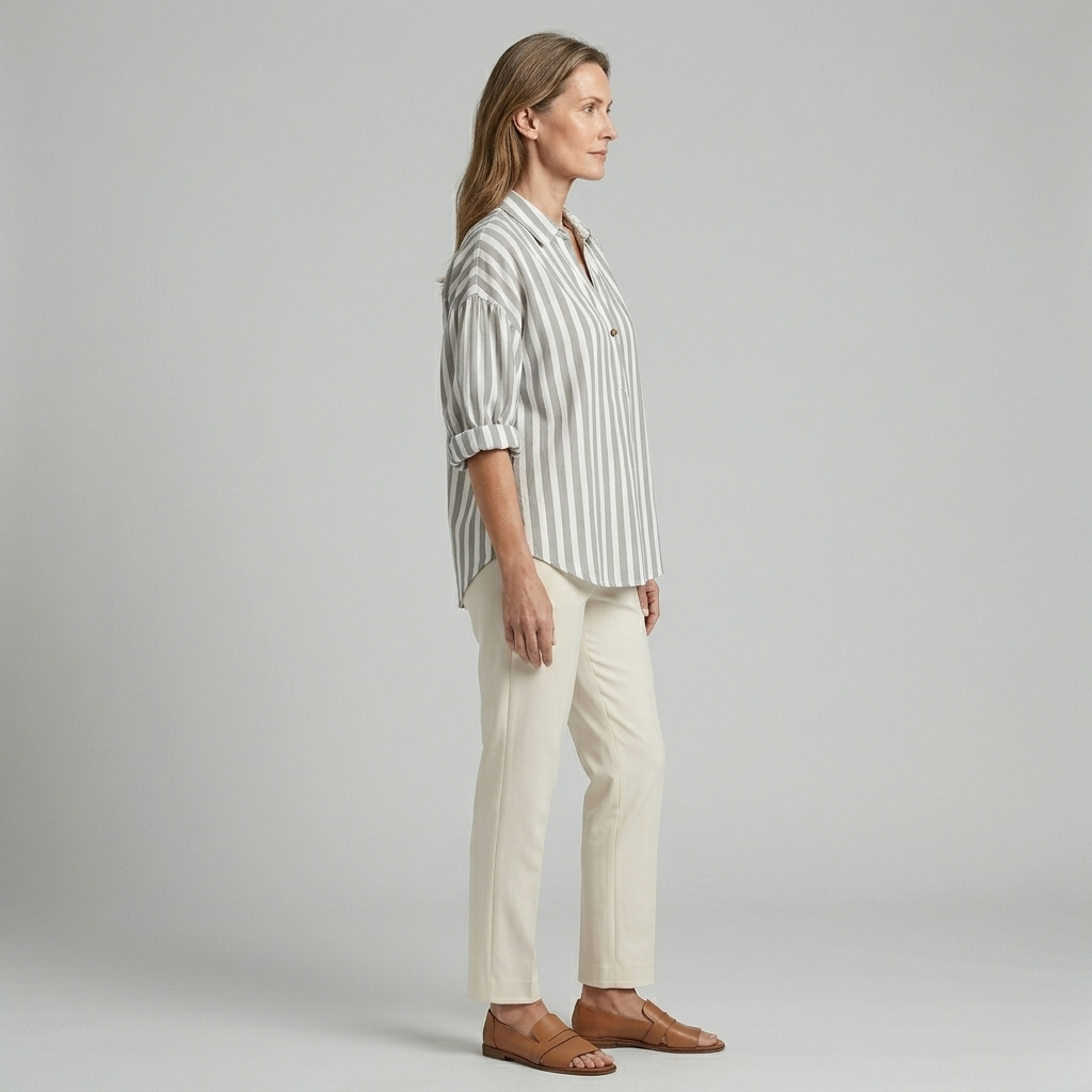 Nora | Everyday Striped Relaxed Fit Blouse