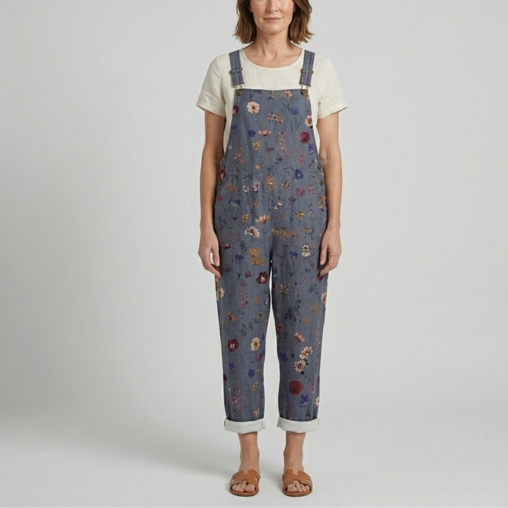Emma | Printed Wide Leg Jumpsuit