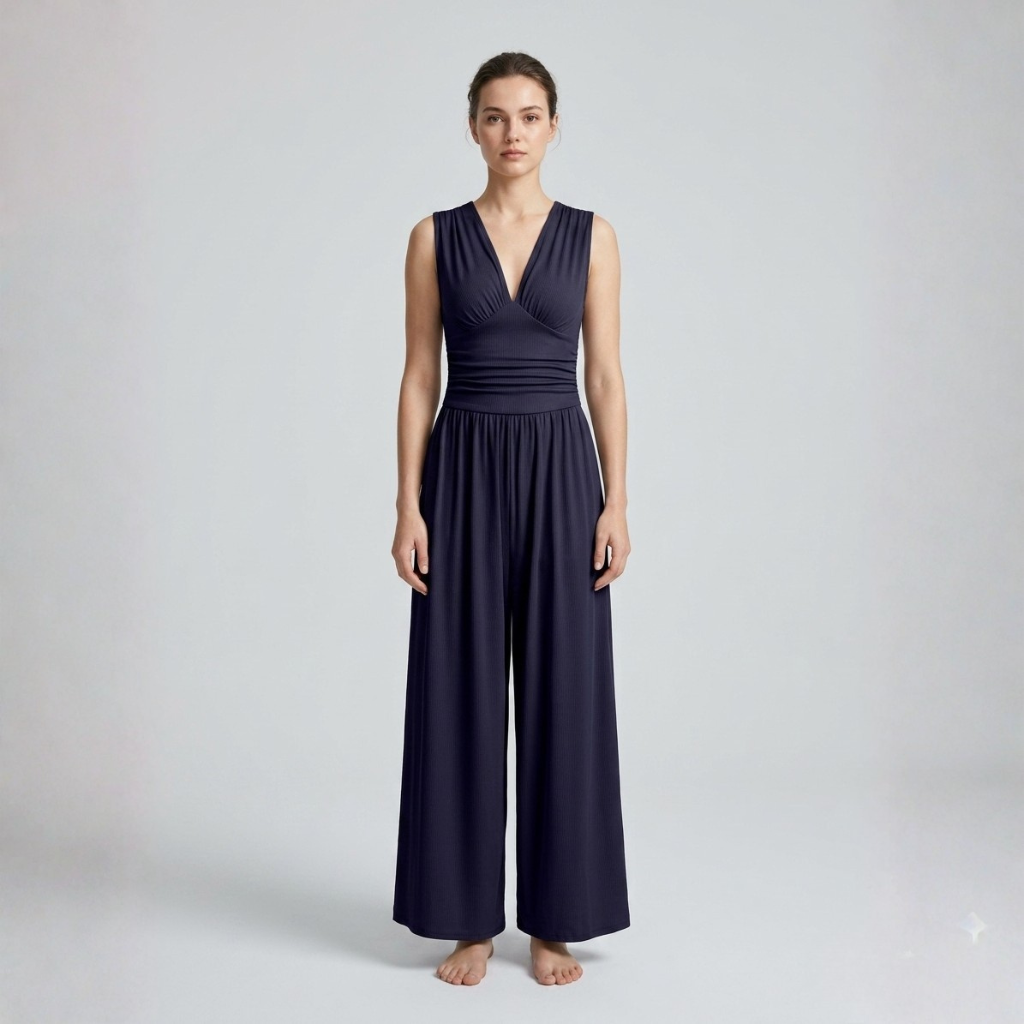 Charity | Sleeveless Wide-Leg Jumpsuit