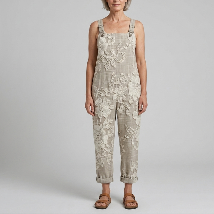 Amélie Printed Wide Leg Jumpsuit