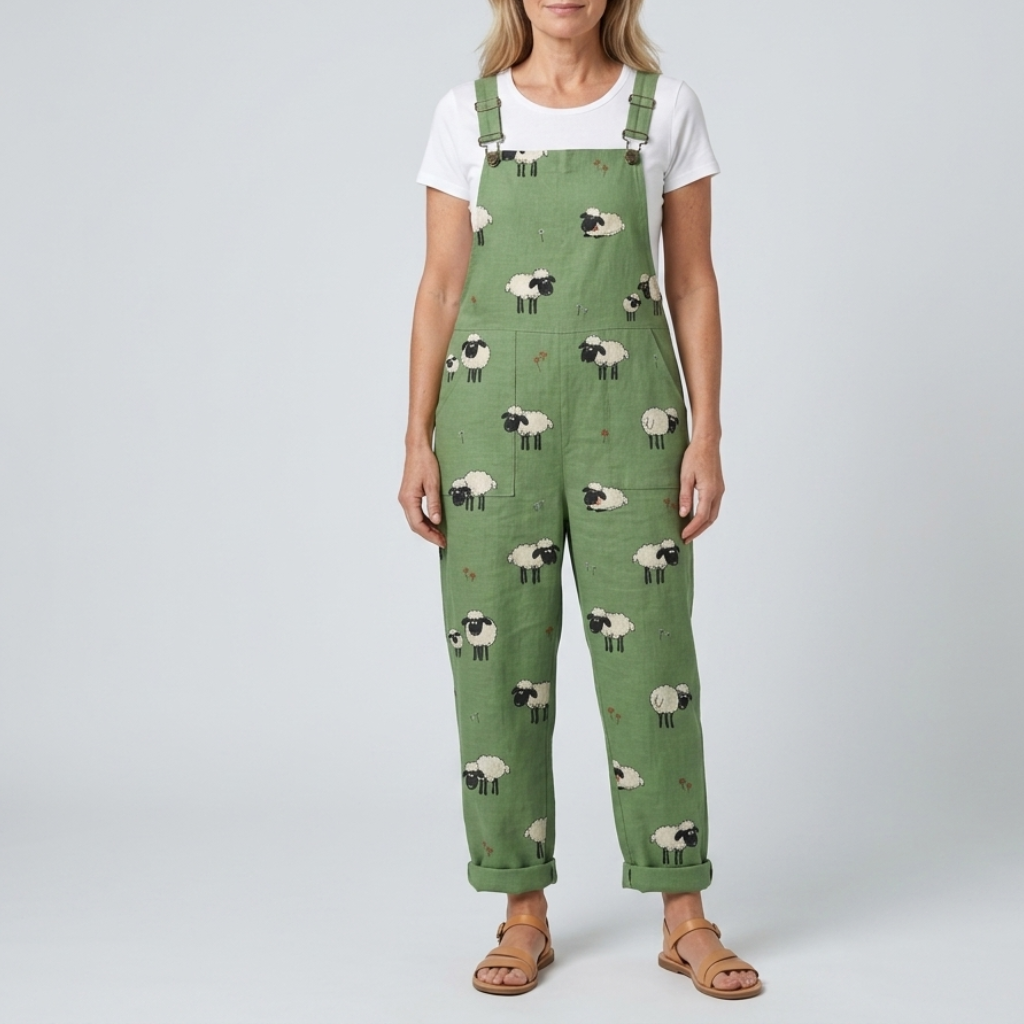 Luna | Printed Wide Leg Jumpsuit