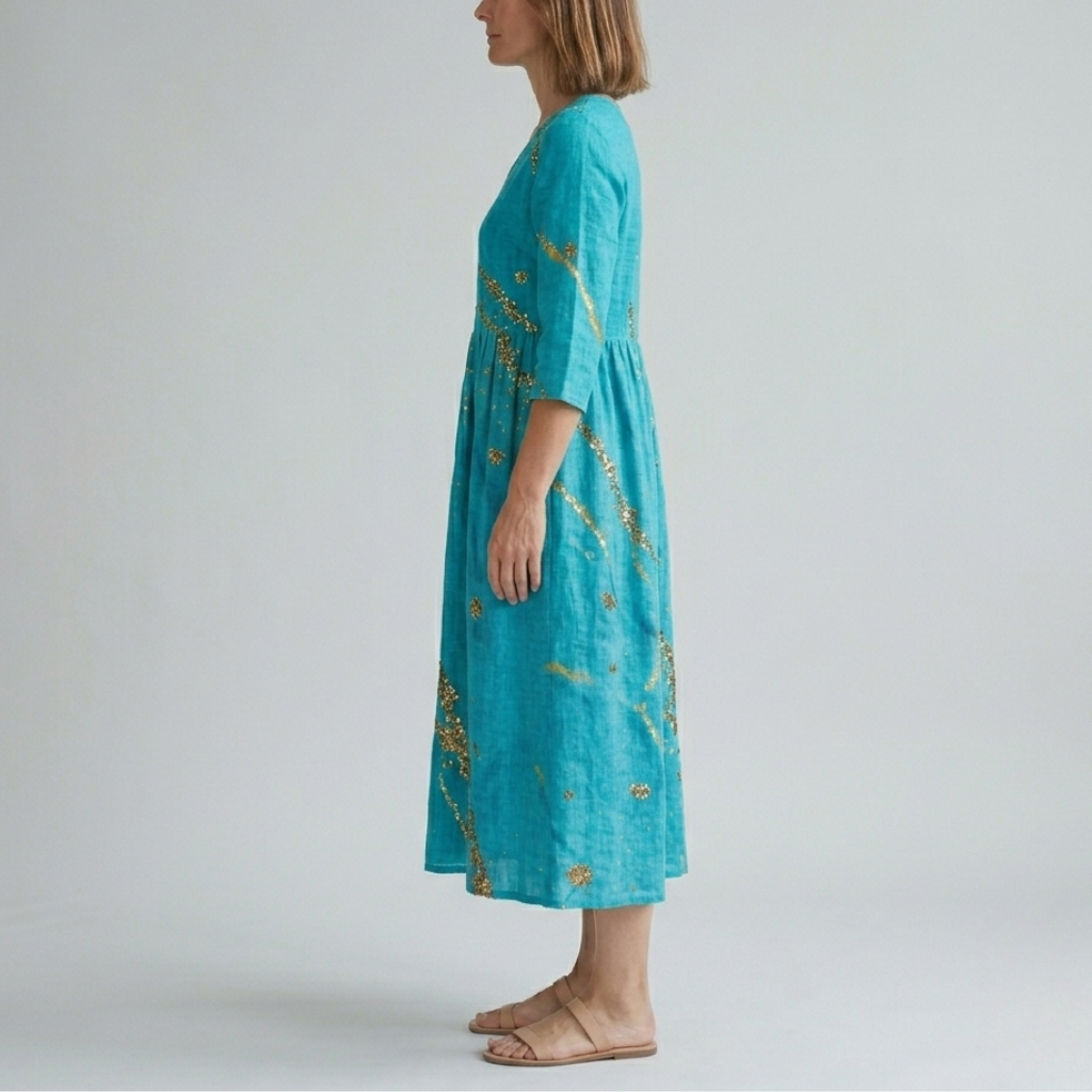 Willow | Floral Summer Midi Dress