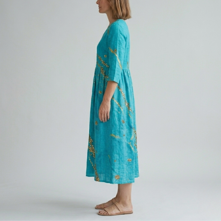 Willow | Floral Summer Midi Dress