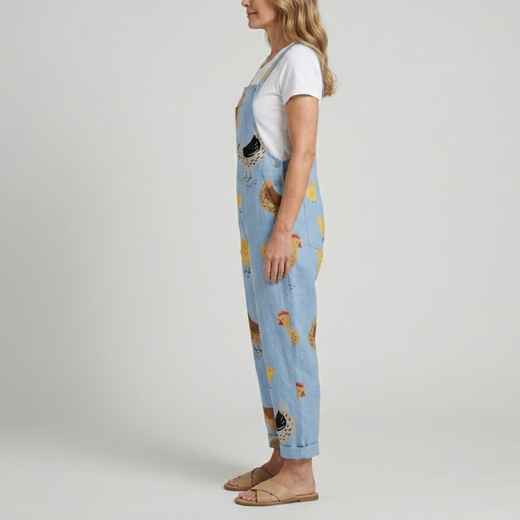 Eva Lightweight Printed Jumpsuit
