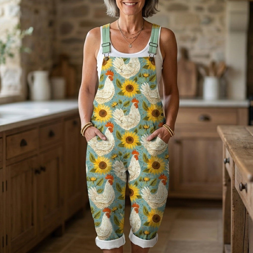 Adèle | Printed Wide Leg Jumpsuit