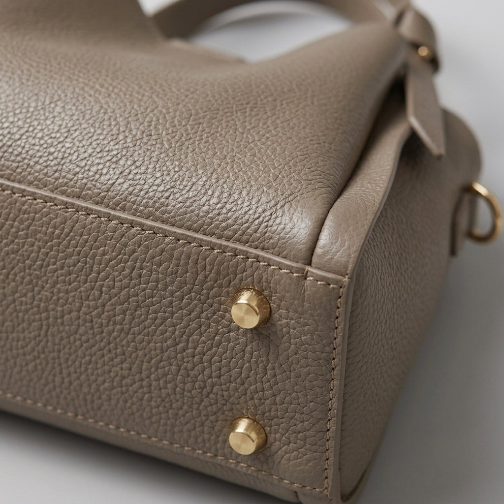Corinne | Pebbled Leather Shoulder Crossbody Bag