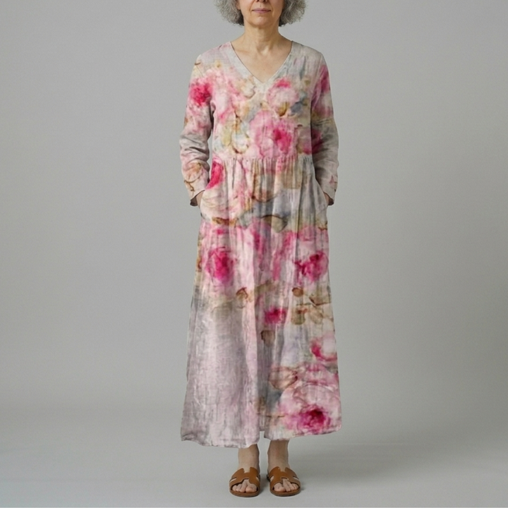 Barbara | Elegant Floral Summer Dress