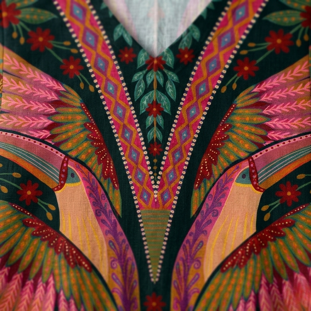 Manon | Flowing V-Neck Long Blouse