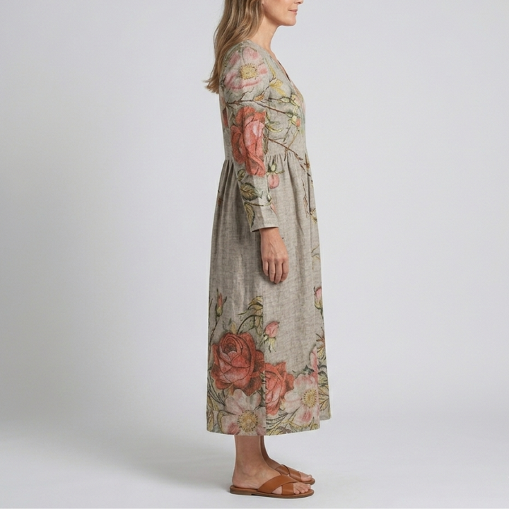 Bella | Floral Summer Midi Dress