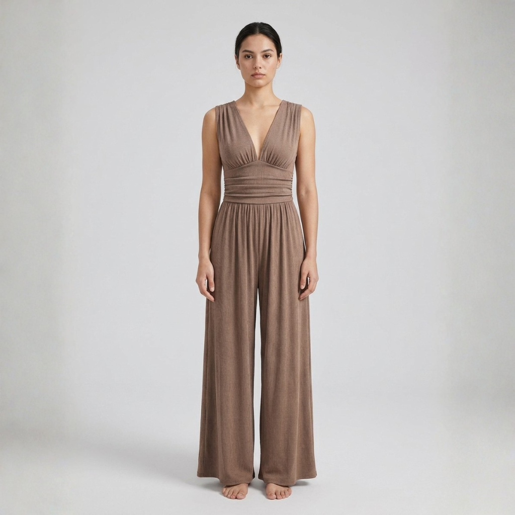 Charity | Sleeveless Wide-Leg Jumpsuit