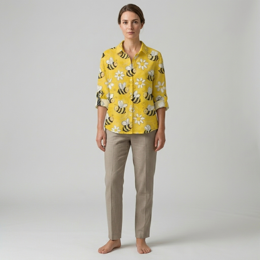 Franka | Bee Blossom Button Blouse