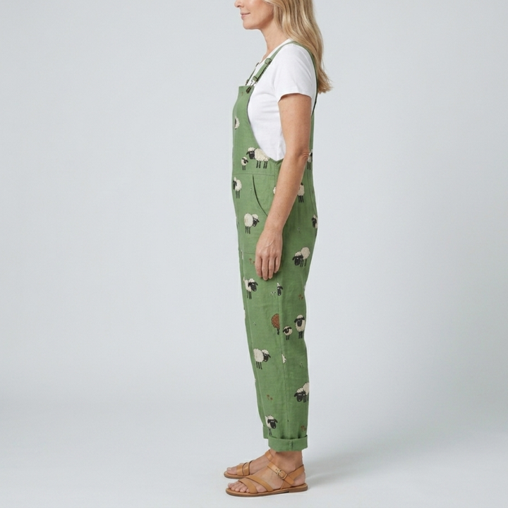 Luna | Printed Wide Leg Jumpsuit