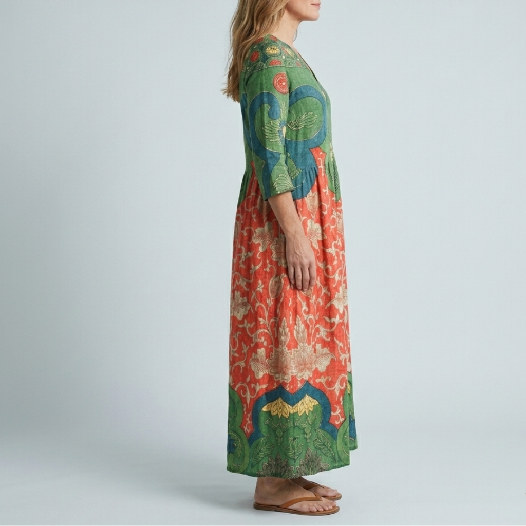 Judith |  Vintage Floral Maxi Dress