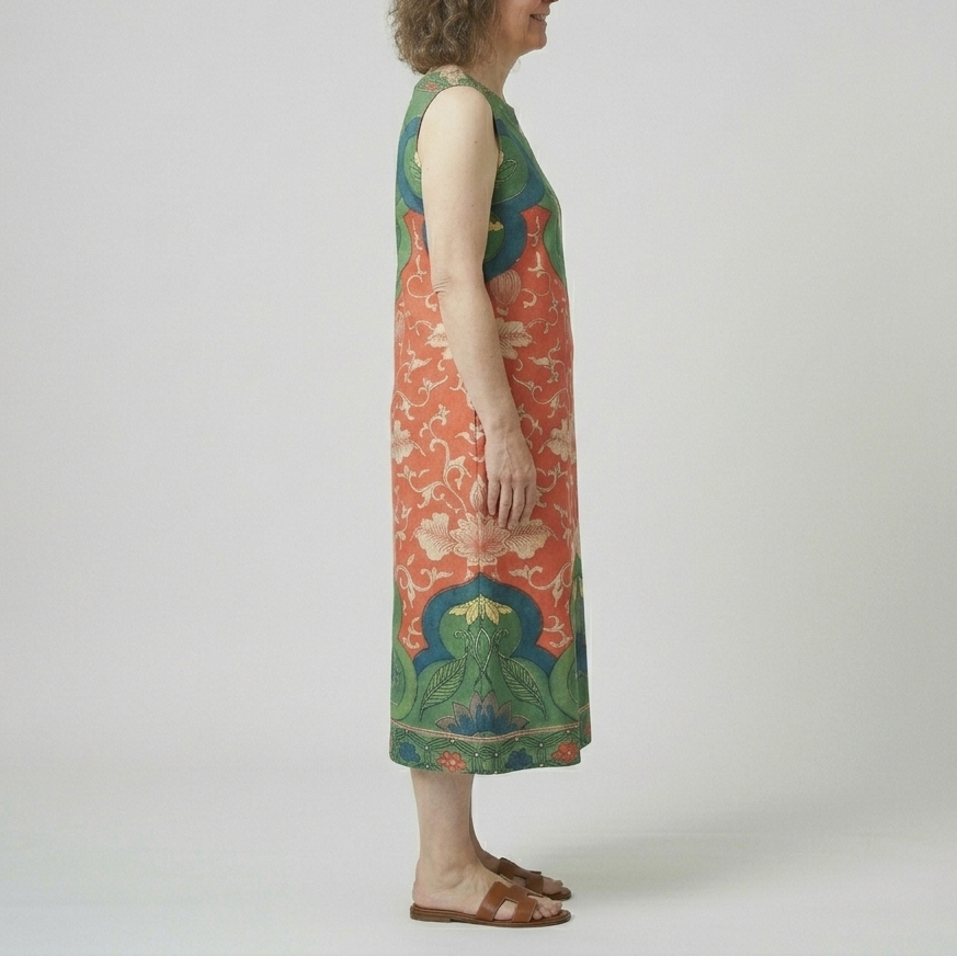 Vera | Bohemian Print Midi Dress