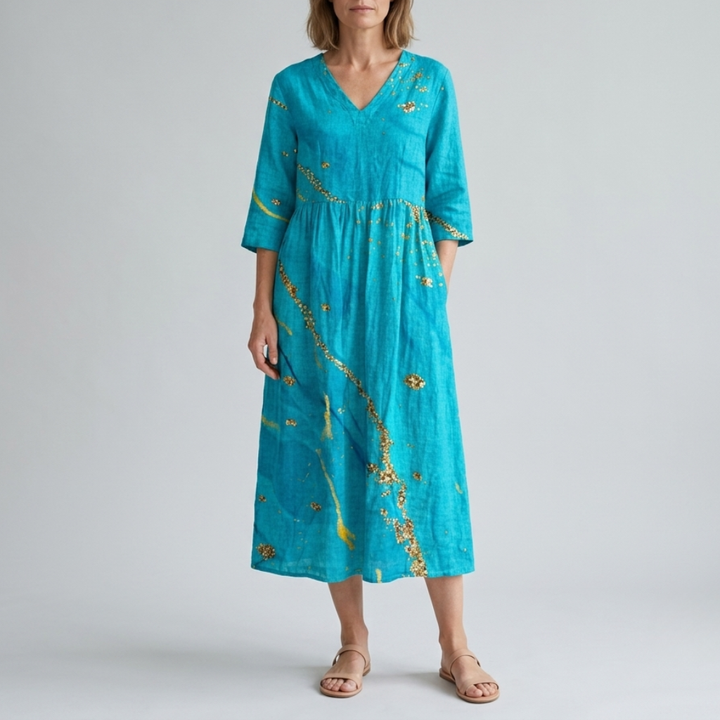Willow | Floral Summer Midi Dress