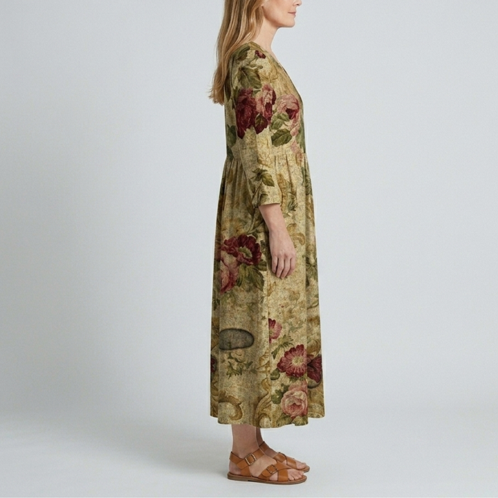 Rachel Floral Summer Midi Dress