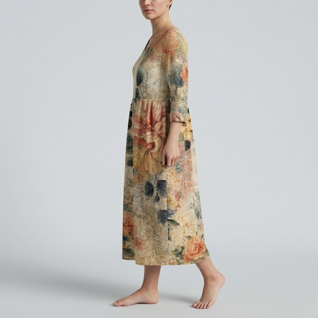 Tiara | Elegant Floral Flow Summer Dress