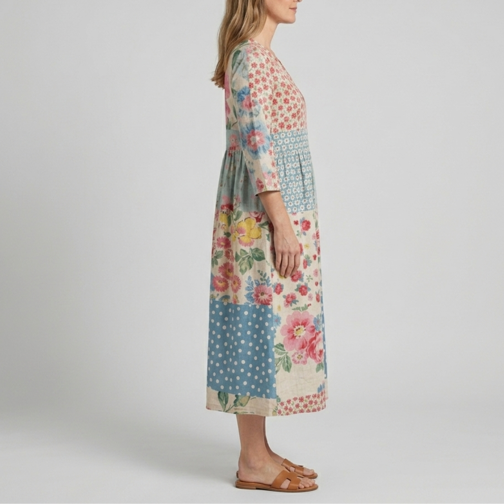 Rhonda | Floral Summer Midi Dress