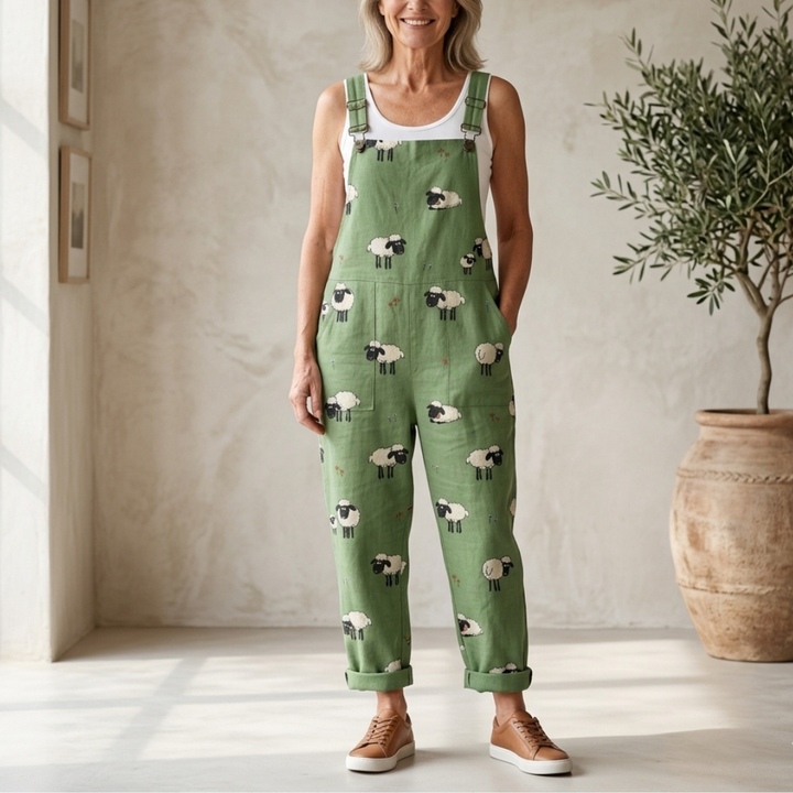Luna | Printed Wide Leg Jumpsuit