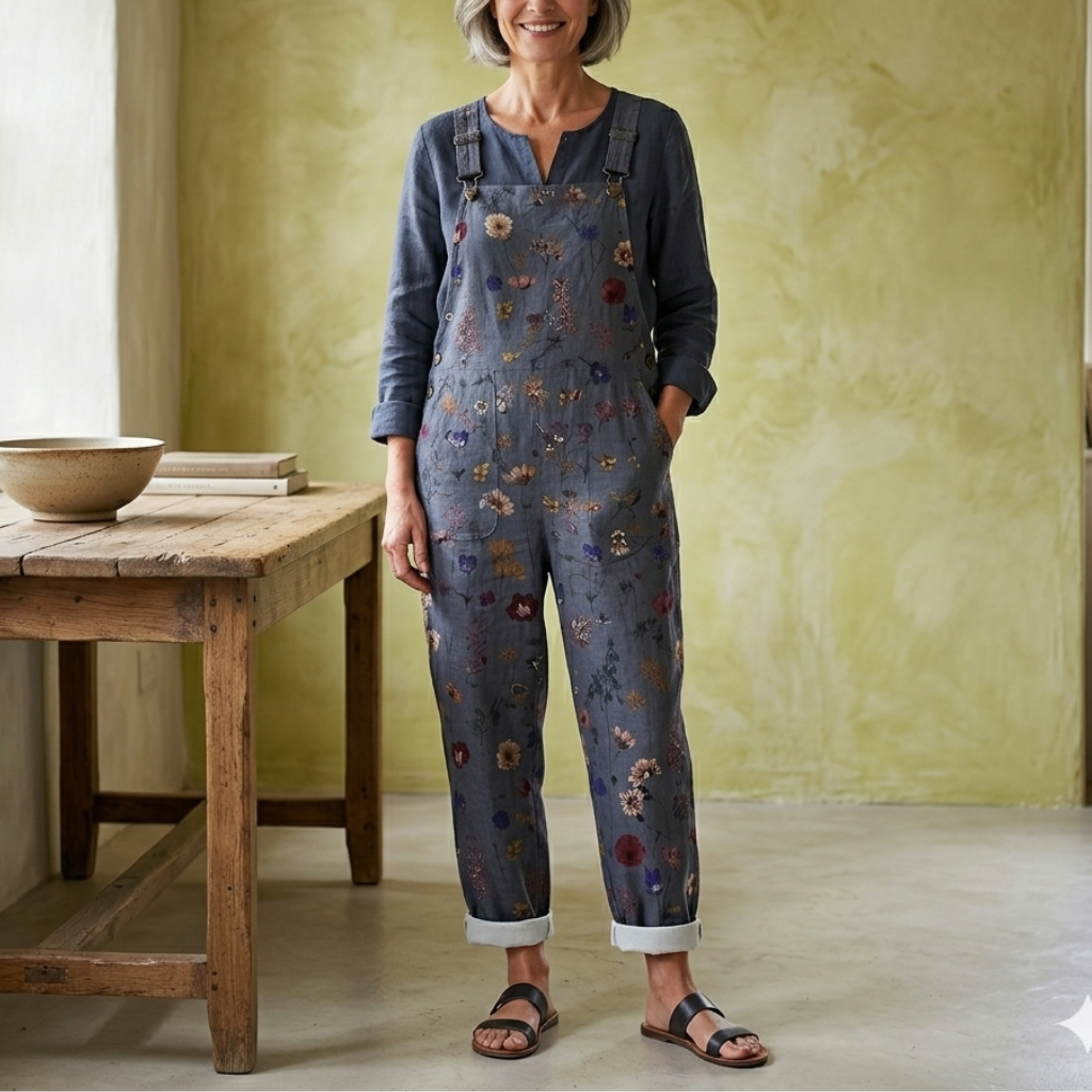 Emma | Printed Wide Leg Jumpsuit