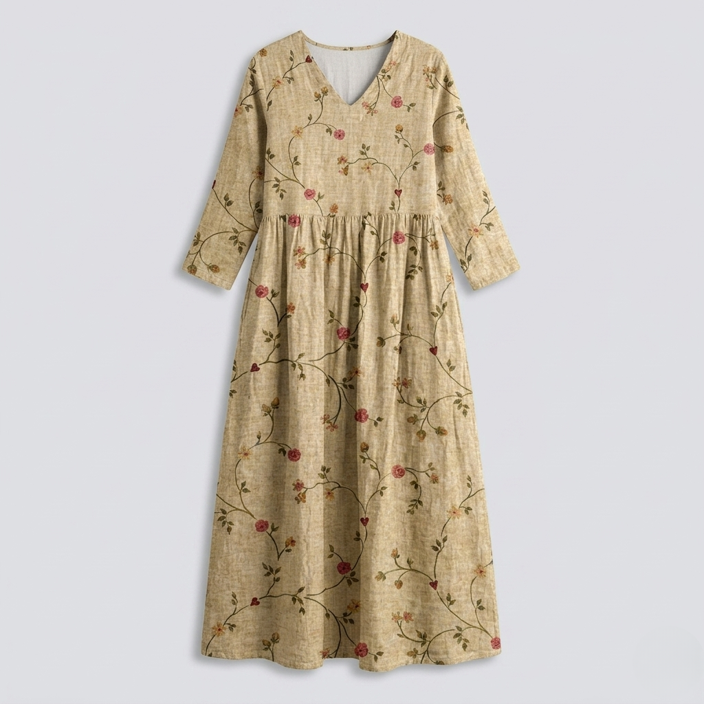 Erica | Romantic Floral Summer Midi Dress