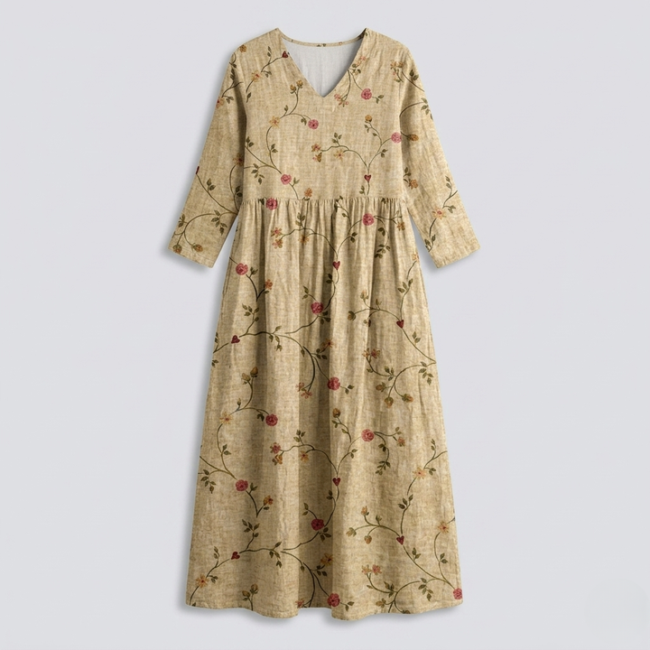 Erica | Romantic Floral Summer Midi Dress