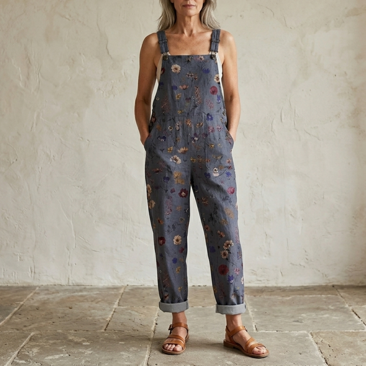 Emma | Printed Wide Leg Jumpsuit