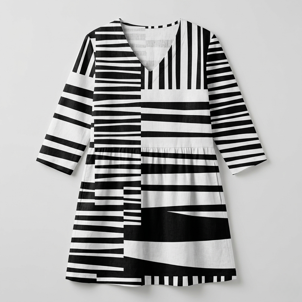 Sophie | Fluid V-Neck Long Blouse