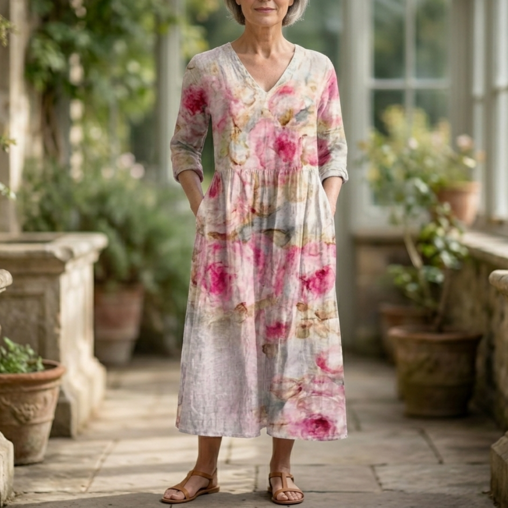 Barbara | Elegant Floral Summer Dress