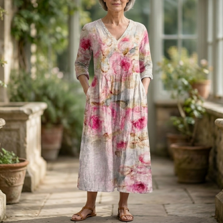 Barbara | Elegant Floral Summer Dress