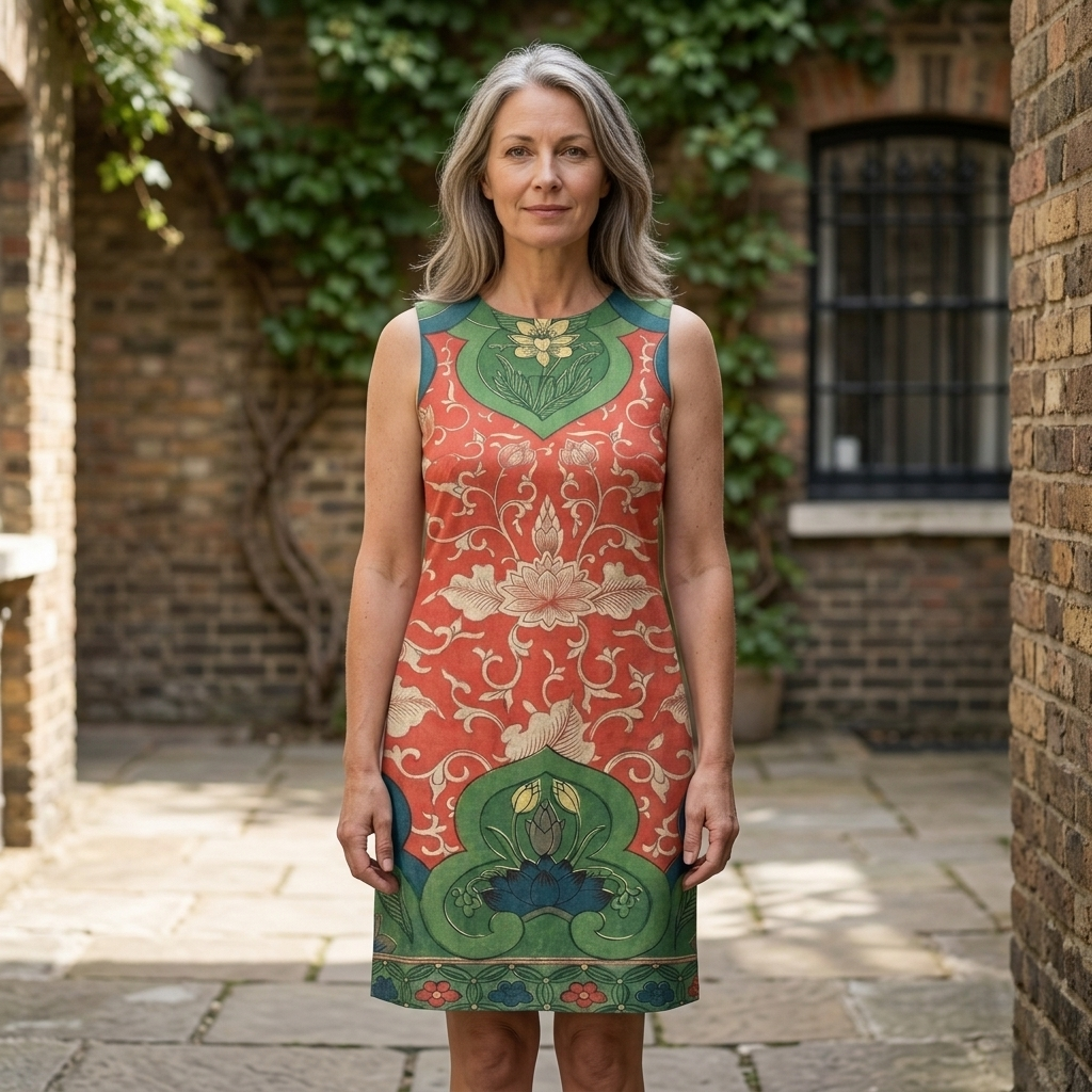 Vera | Bohemian Print Midi Dress