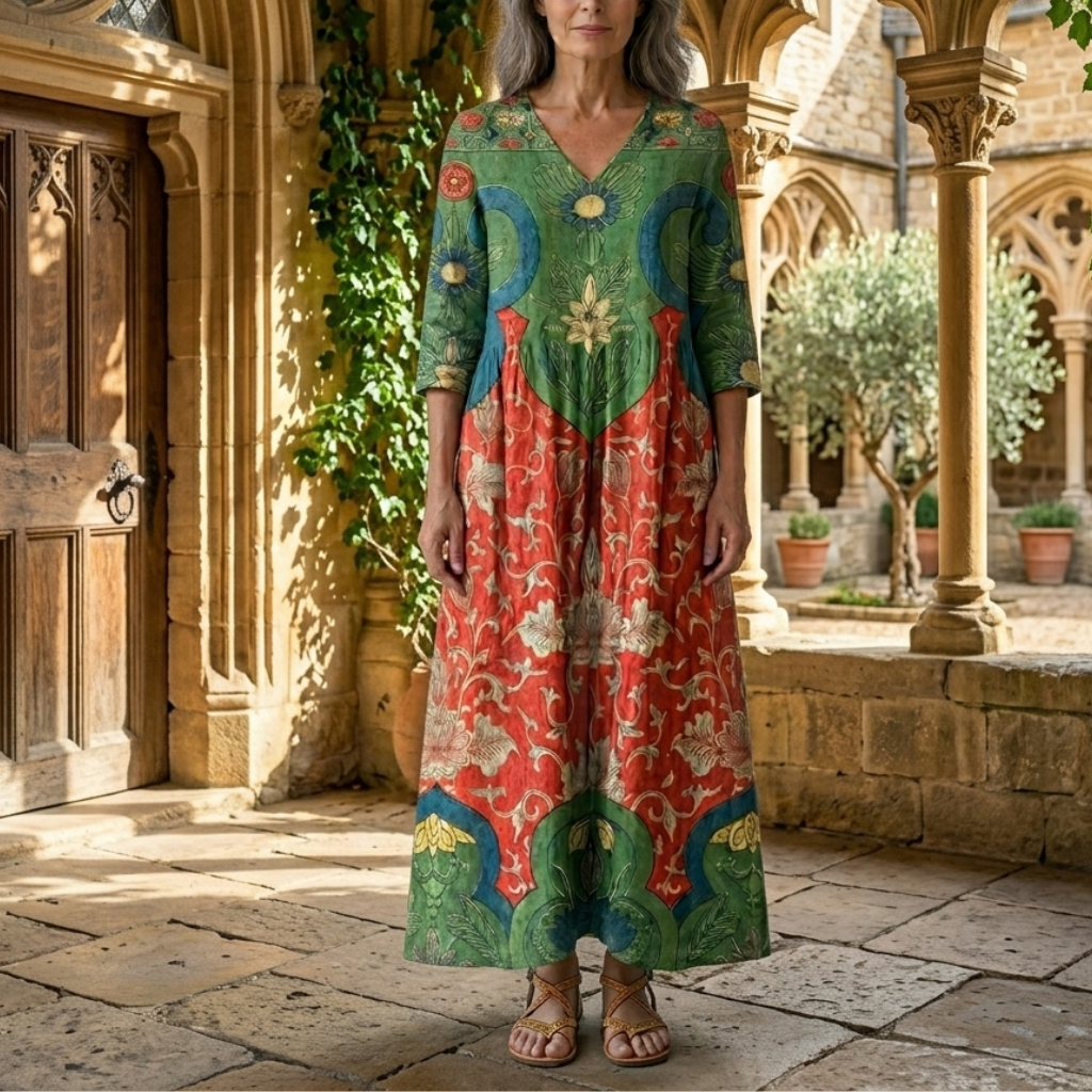 Judith |  Vintage Floral Maxi Dress