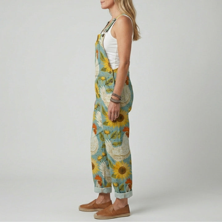 Adèle | Printed Wide Leg Jumpsuit