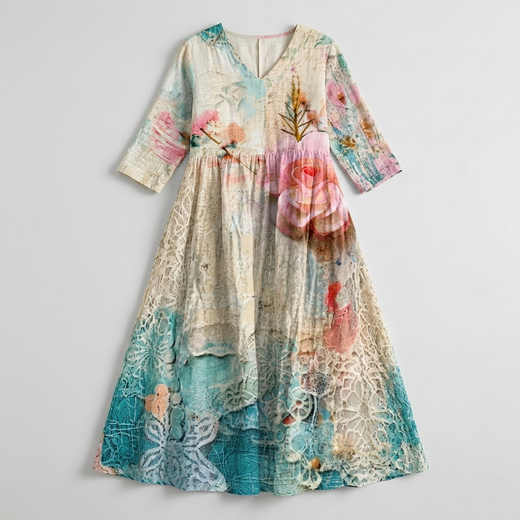 Patricia | Breezy Floral Summer Midi Dress