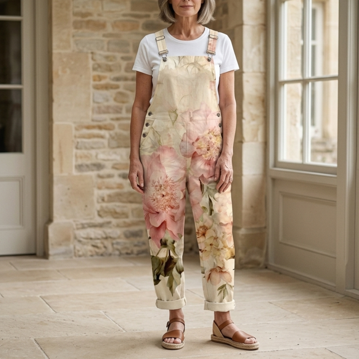 Clara | Printed Wide Leg Jumpsuit
