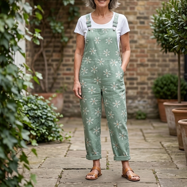 Ella | Printed Wide Leg Jumpsuit