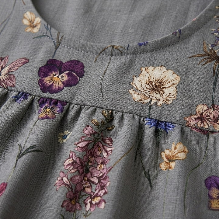 Gwen | Floral Print Midi Dress