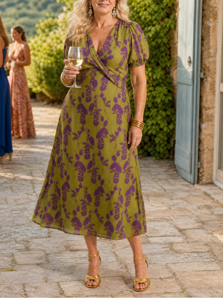 Virel | Relaxed Floral Midi Dress