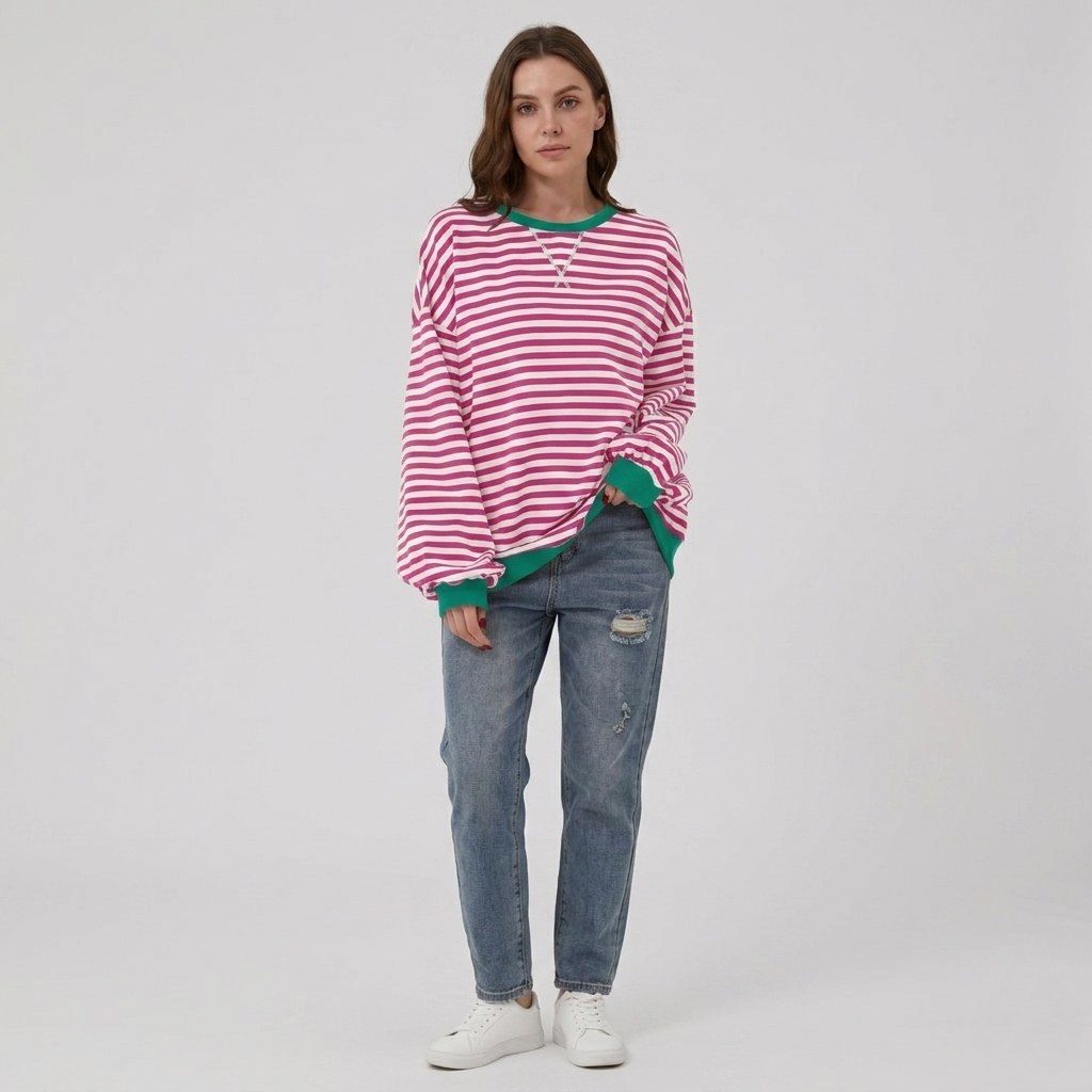 Luka | Striped Long Sleeve Shirt