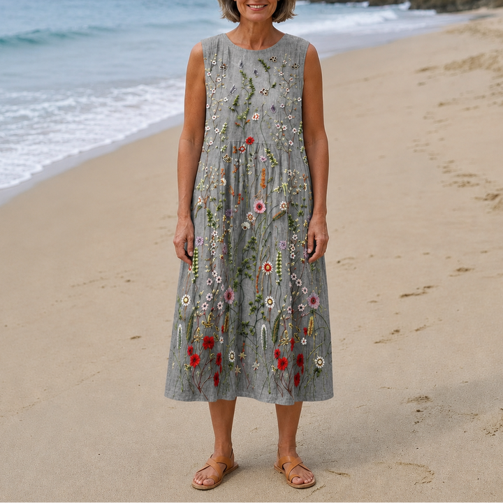 Cara | Wildflower Midi Dress