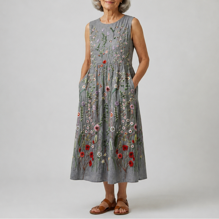Cara | Wildflower Midi Dress