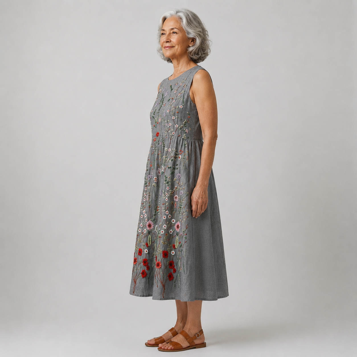 Cara | Wildflower Midi Dress